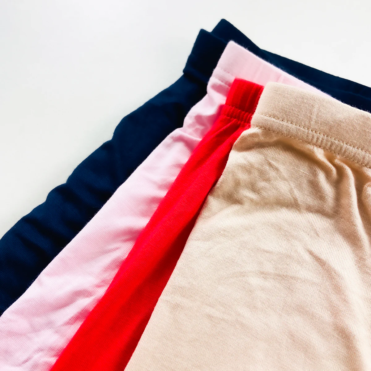 Women’s Cotton Mid Waist Lace Trim Stretch Shorts - Image 3