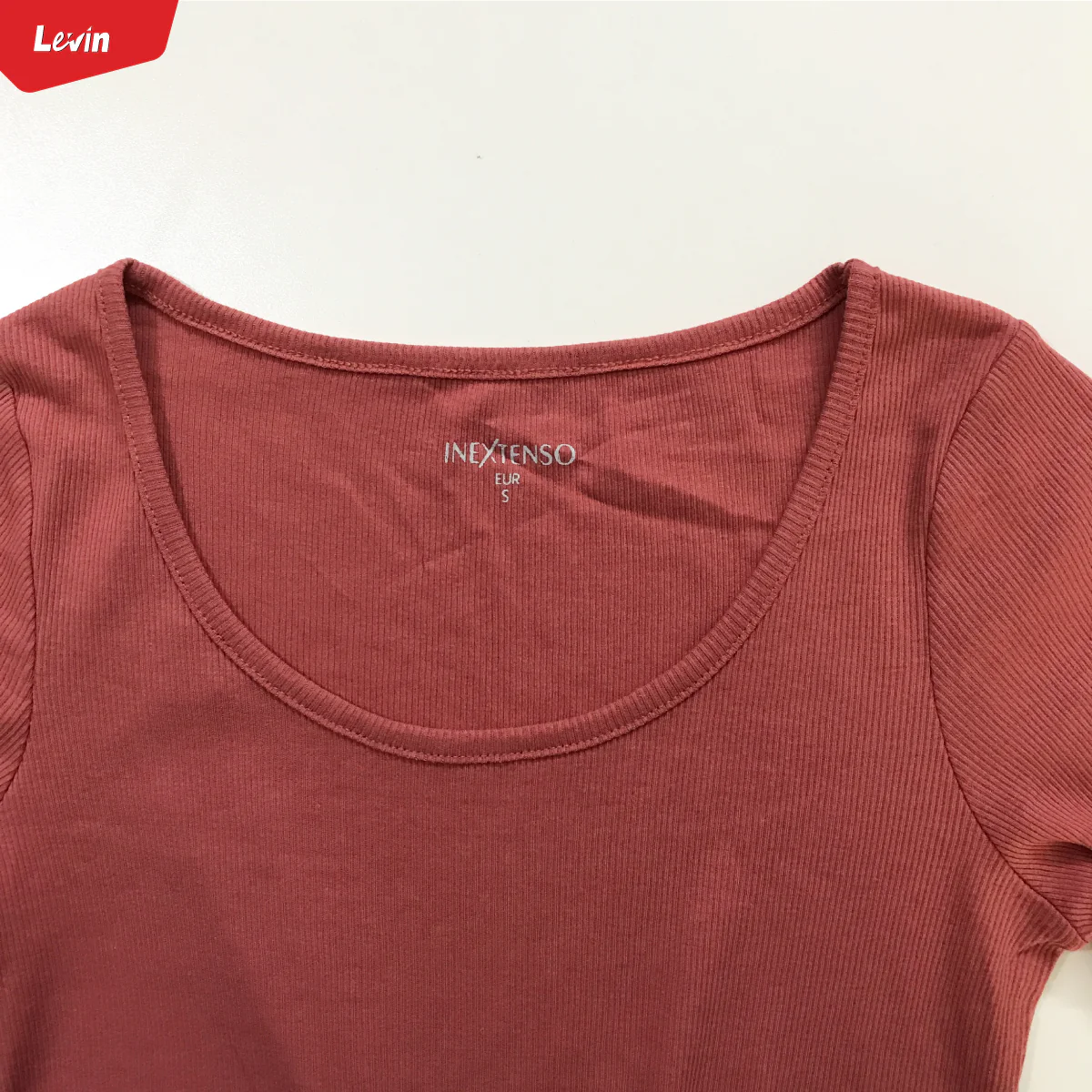 Women’s Cotton Ribbed Fitted Scoop Neck T-Shirts - Image 10