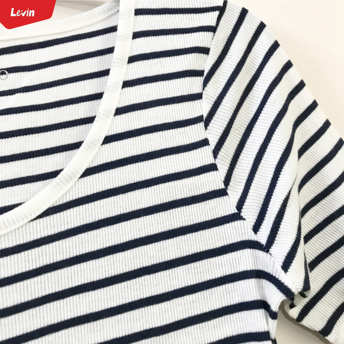 Women’s Cotton Ribbed Fitted Scoop Neck T-Shirts - Image 8