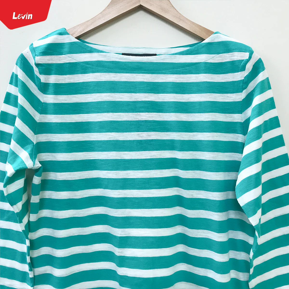 Women’s Cotton Summer friendly Boat Neck 3/4 Sleeve T shirt - Image 11
