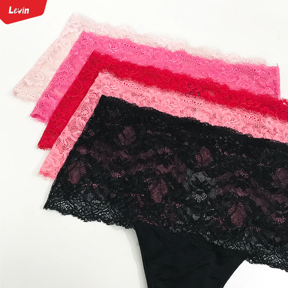 Women’s High Waisted Lace Top Sexy Thongs - Image 6