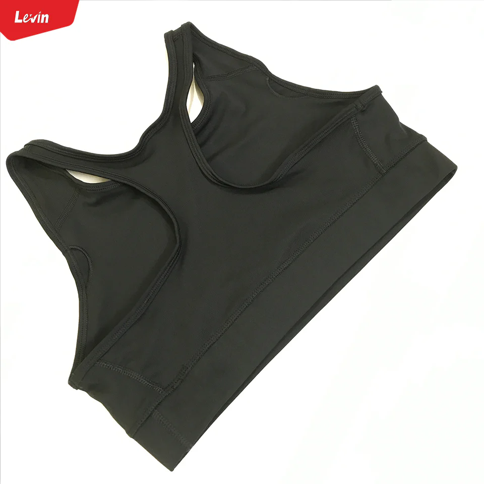 Womens Non Padded Racerback Compression T-Back Sports Bra - Image 14