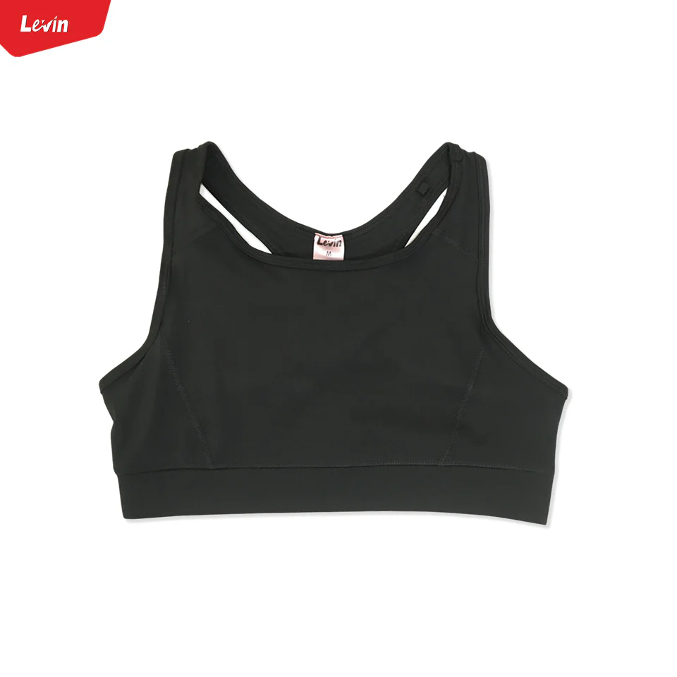 Womens Non Padded Racerback Compression T-Back Sports Bra - Image 8