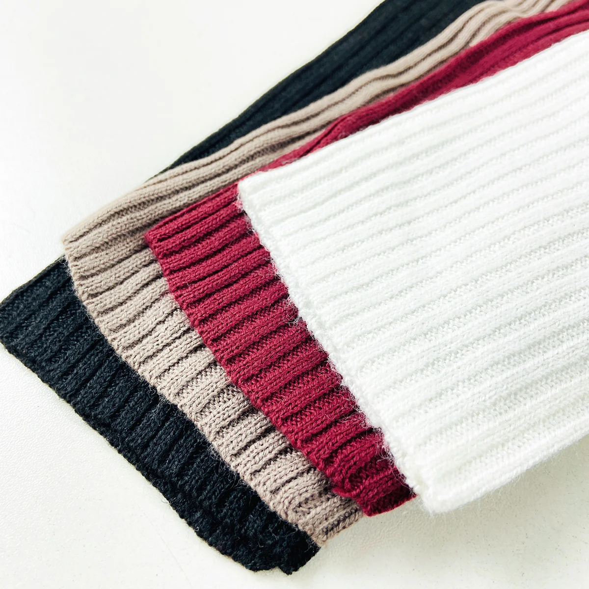 Womens Ribbed Knit Turtleneck Soft Stretch Sweater - Image 6