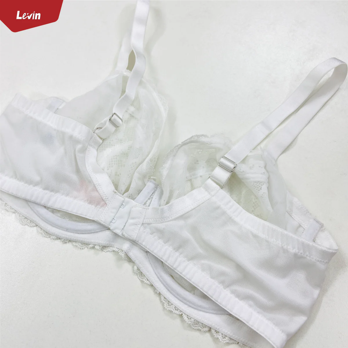 Womens Soft Non Foam Lace Bra - Image 10