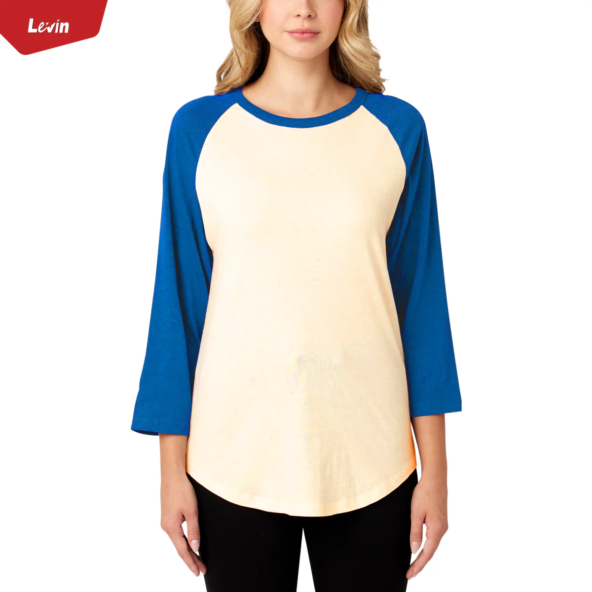 Women's 3/4 Raglan Sleeve Casual T-Shirt - Image 5
