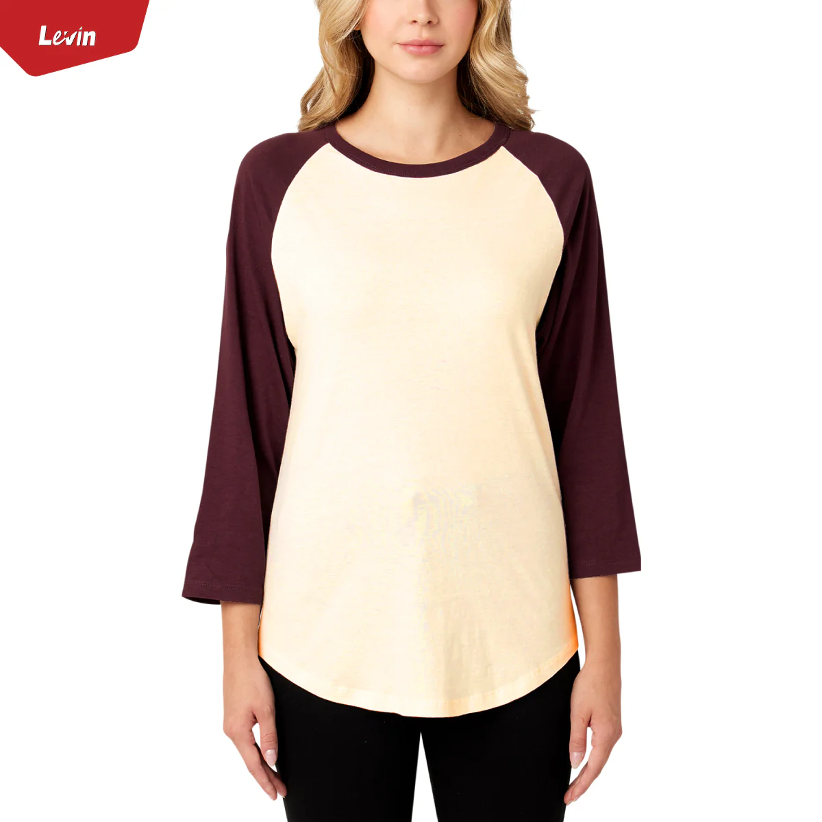Women's 3/4 Raglan Sleeve Casual T-Shirt - Image 6