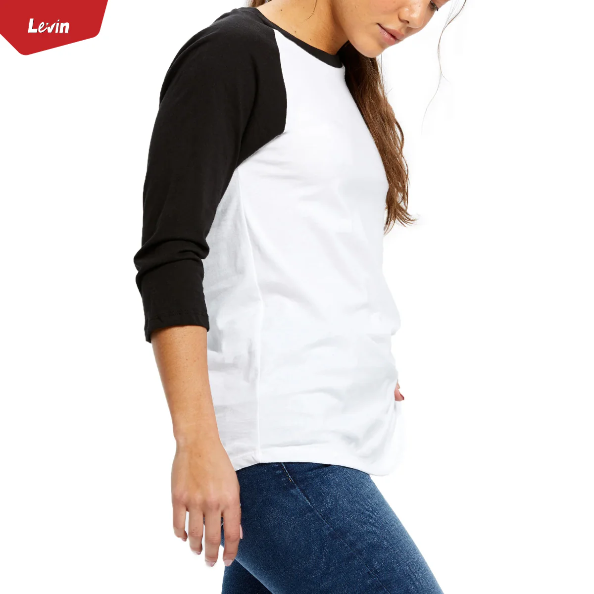 Women's 3/4 Raglan Sleeve Casual T-Shirt - Image 8