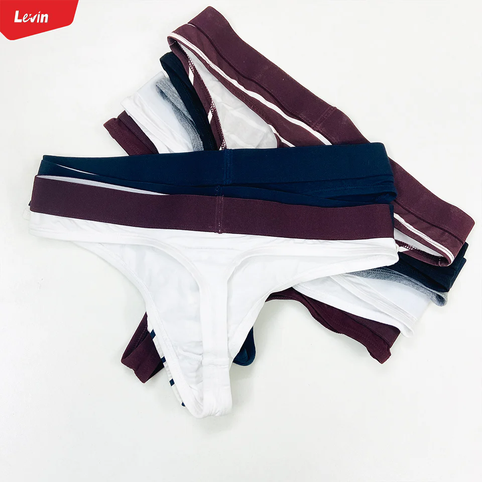 Womens Low Rise Breathable Cotton Thong panty - Image 14