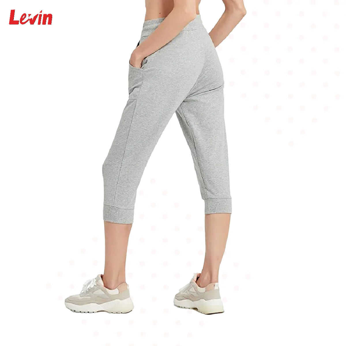 Women's Capri Length Sweatpants Cropped Jogger Pant - Image 10