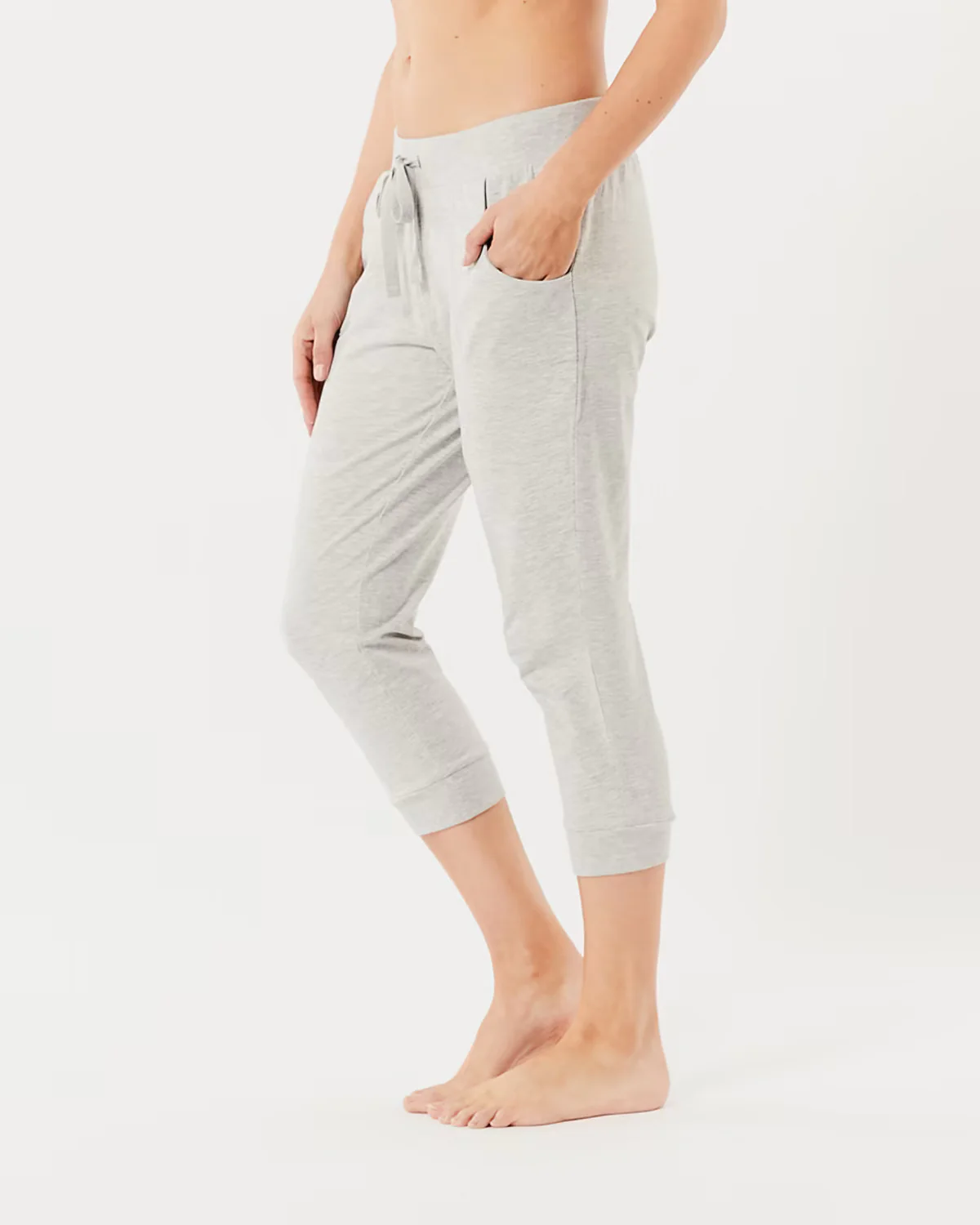 Women's Capri Length Sweatpants Cropped Jogger Pant - Image 4