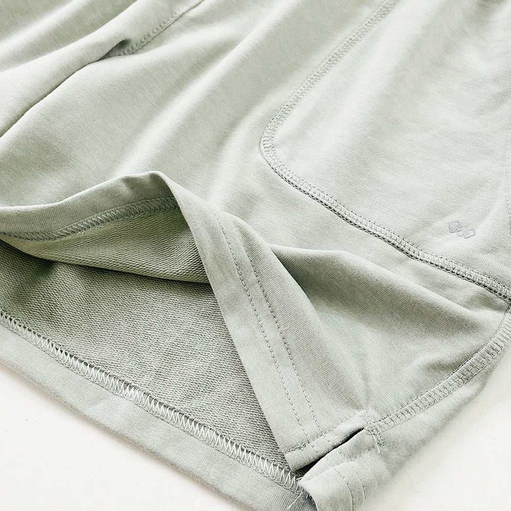 Womens Casual Drawstring Waistbelt Cotton Terry Shorts - Image 10