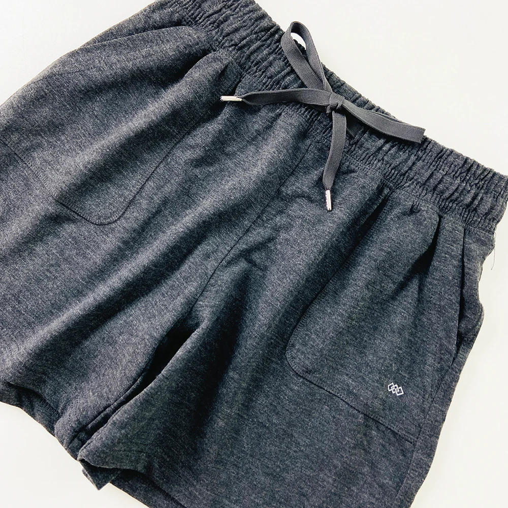 Womens Casual Drawstring Waistbelt Cotton Terry Shorts - Image 14