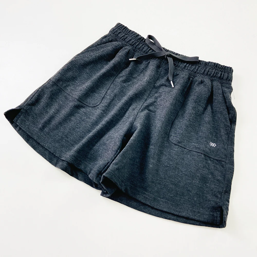 Womens Casual Drawstring Waistbelt Cotton Terry Shorts - Image 15