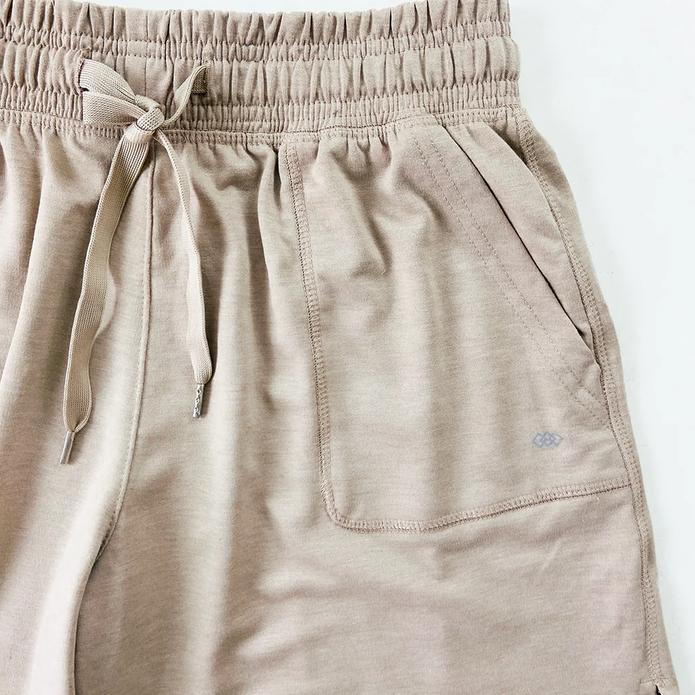 Womens Casual Drawstring Waistbelt Cotton Terry Shorts - Image 20