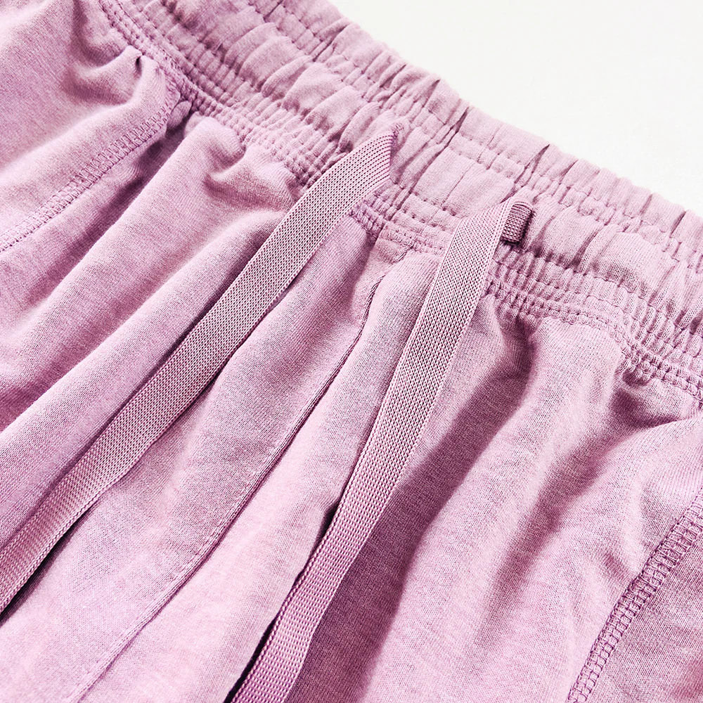 Womens Casual Drawstring Waistbelt Cotton Terry Shorts - Image 13