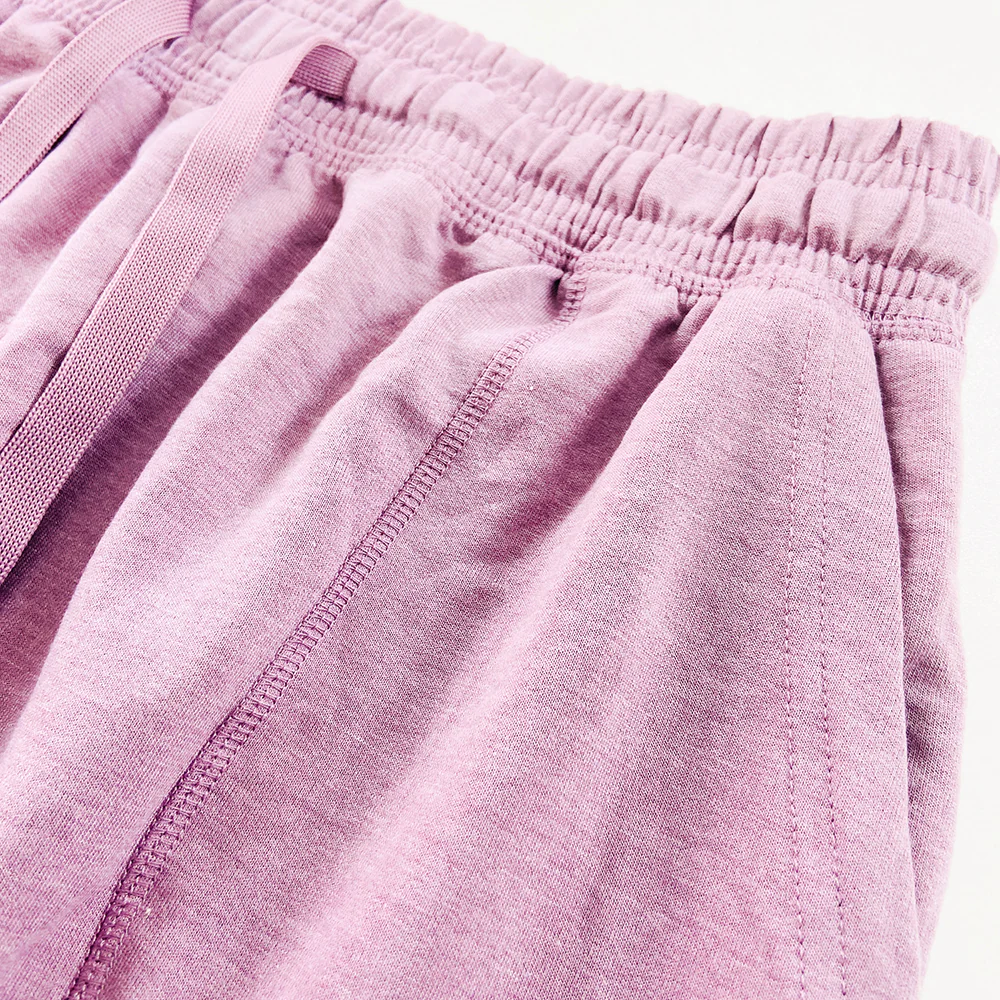 Womens Casual Drawstring Waistbelt Cotton Terry Shorts - Image 7