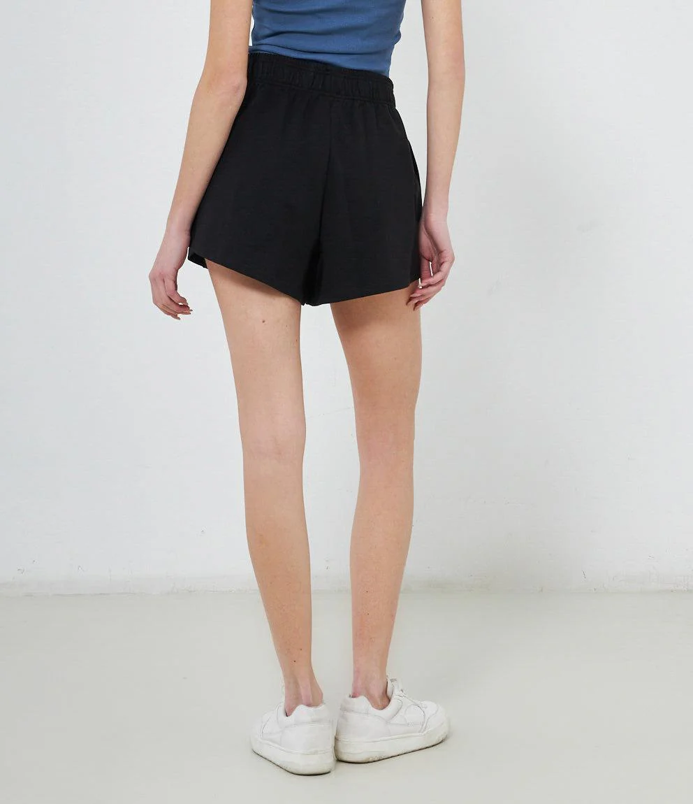 Womens Casual High-Waisted Cotton Terry Shorts - Image 13
