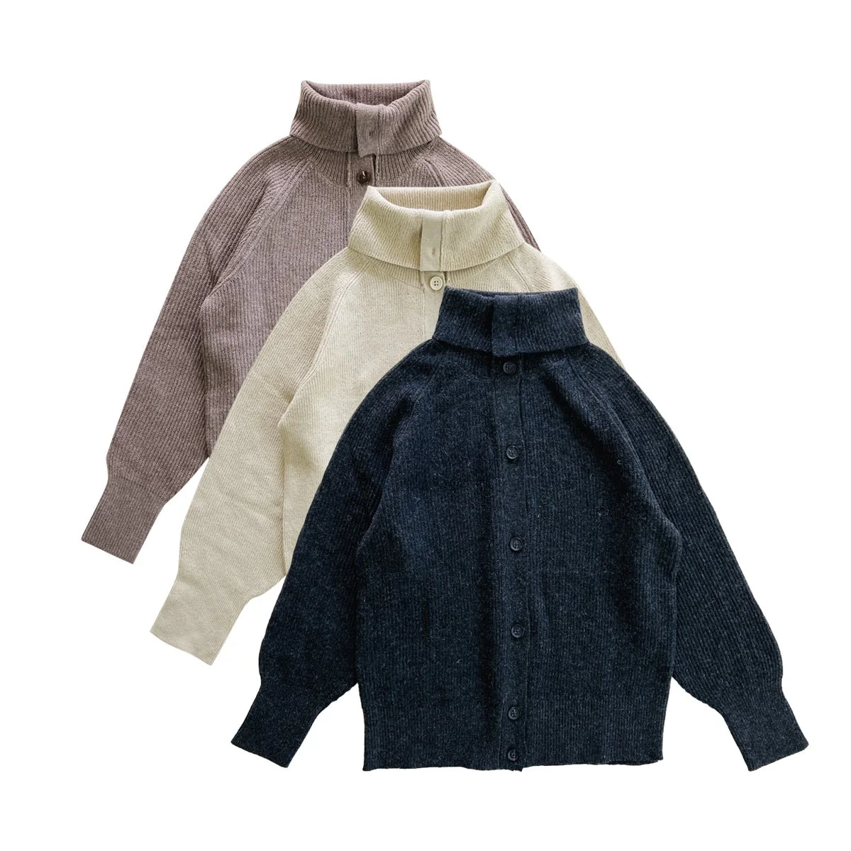 Womens Classic Button Front Cardigan Sweater - Image 4