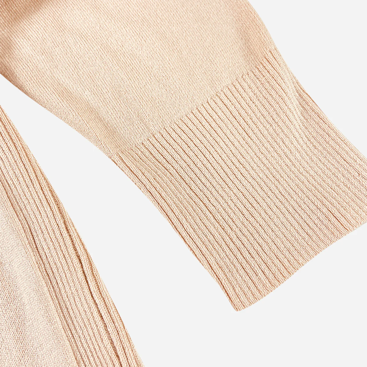 Womens Classic Open-Front Ribbed Hem Knit Cardigan - Image 10