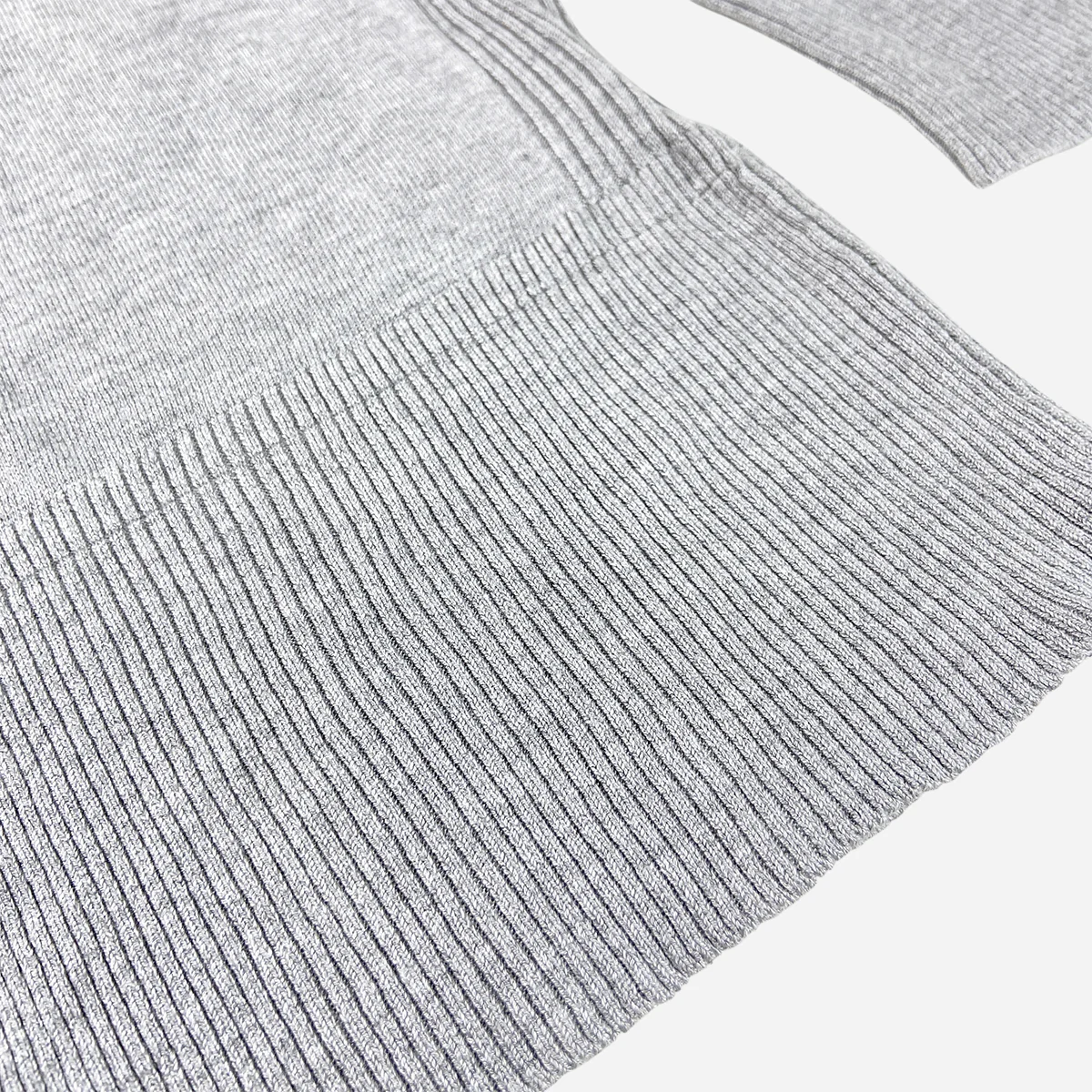 Womens Classic Open-Front Ribbed Hem Knit Cardigan - Image 8
