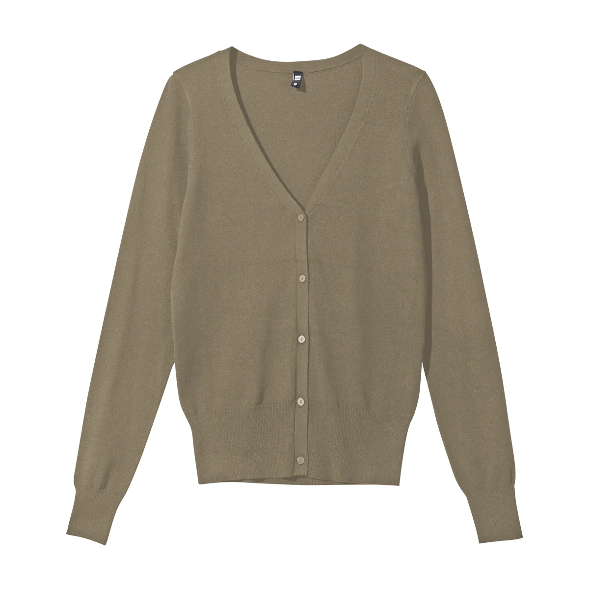 Womens Classic V-Neck Button-Down Long Sleeve Cardigan Sweater - Image 13