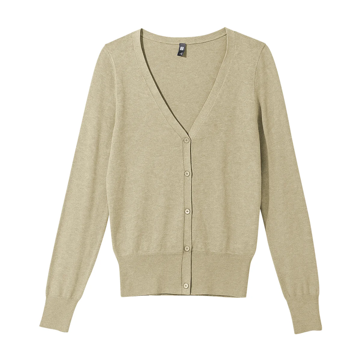 Womens Classic V-Neck Button-Down Long Sleeve Cardigan Sweater - Image 9