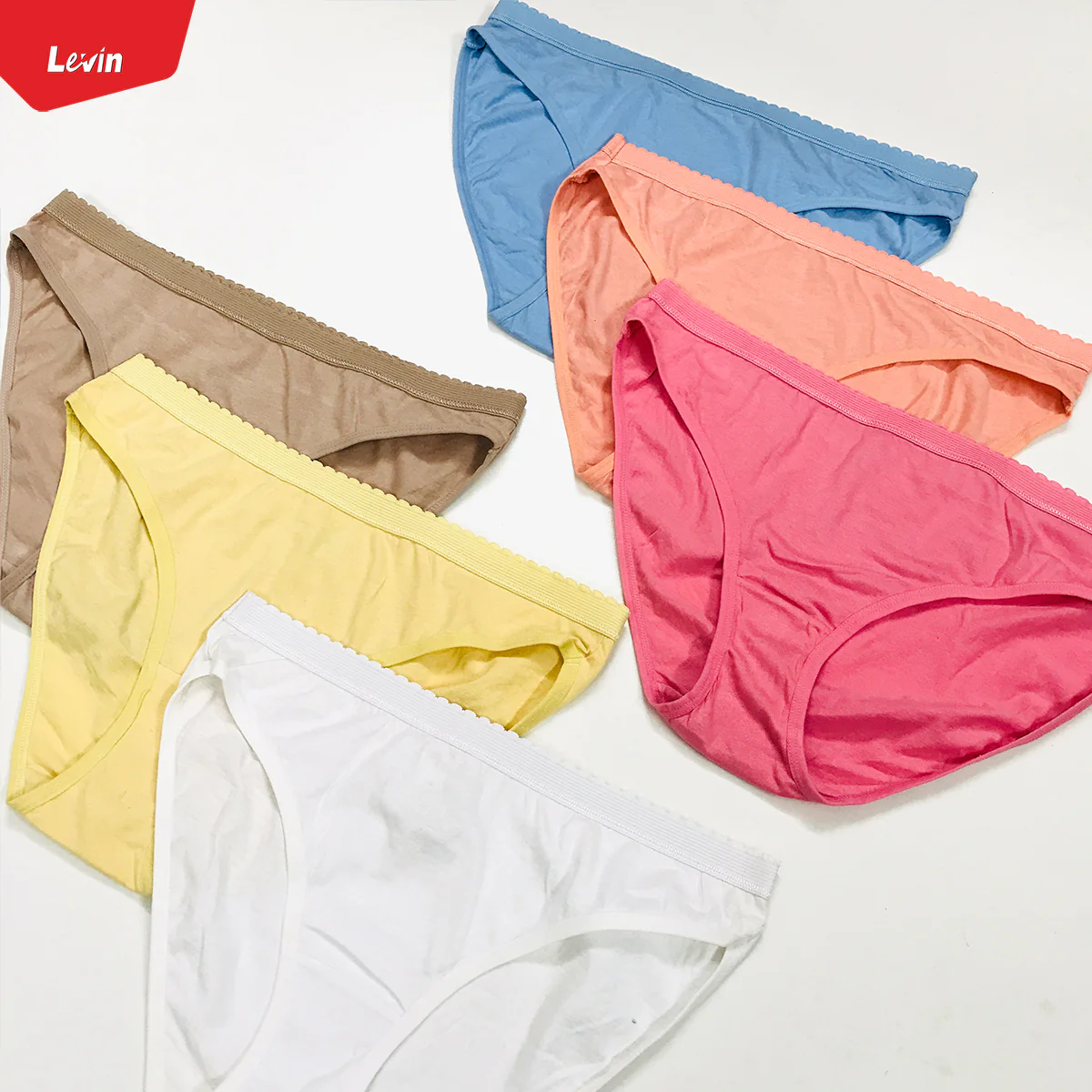 Women's Cotton Casual Elasticated Solid Color Half Back Panties - Image 14