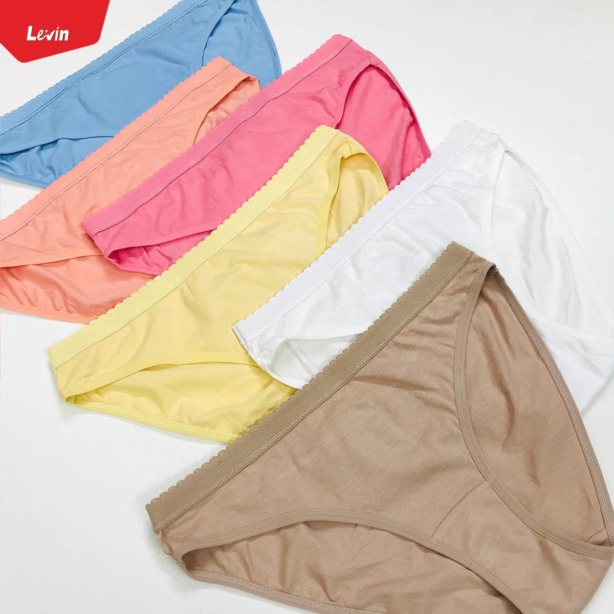 Women's Cotton Casual Elasticated Solid Color Half Back Panties - Image 15
