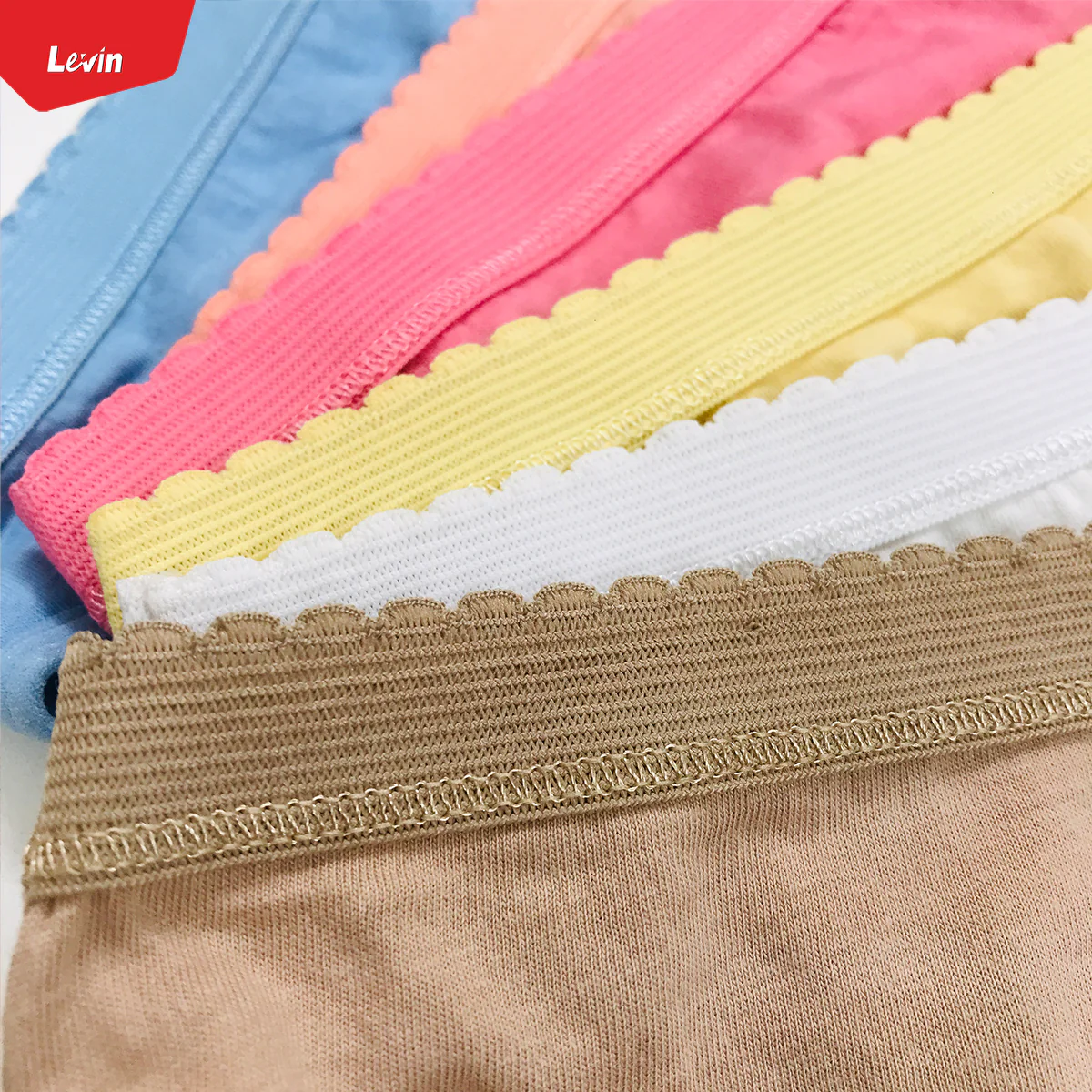 Women's Cotton Casual Elasticated Solid Color Half Back Panties - Image 2