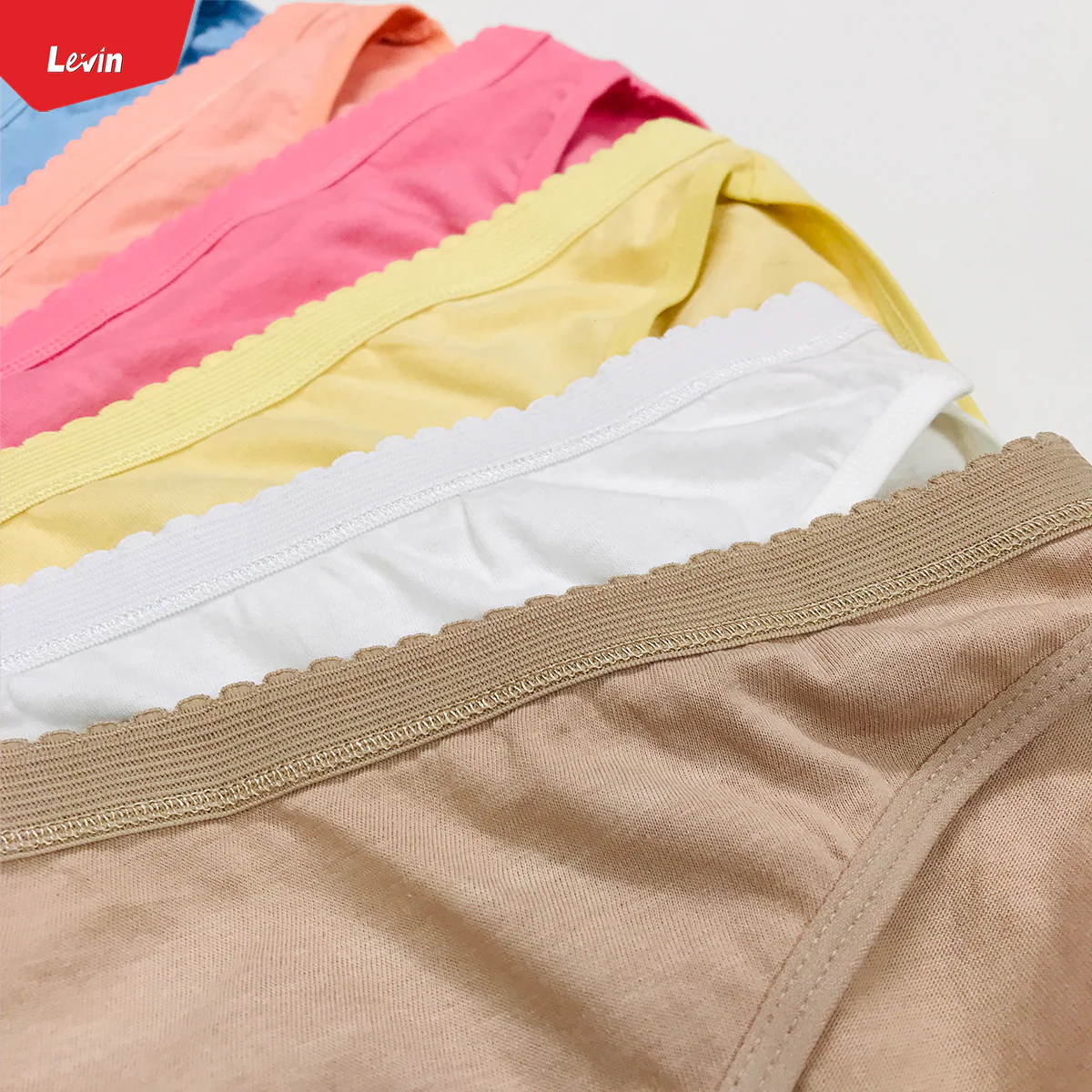 Women's Cotton Casual Elasticated Solid Color Half Back Panties - Image 6