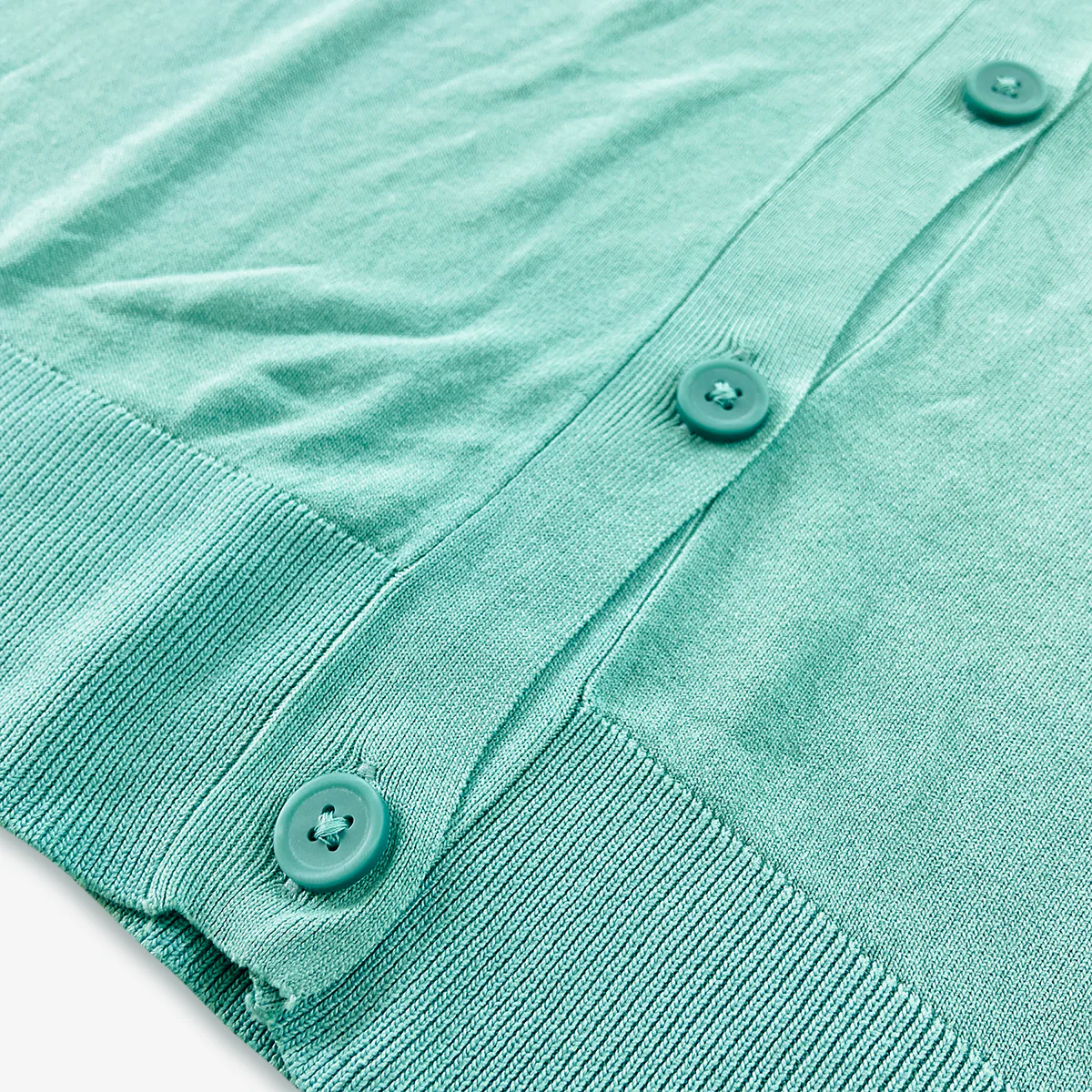 Womens Cotton Knit Button-Down Lightweight Cardigan - Image 8