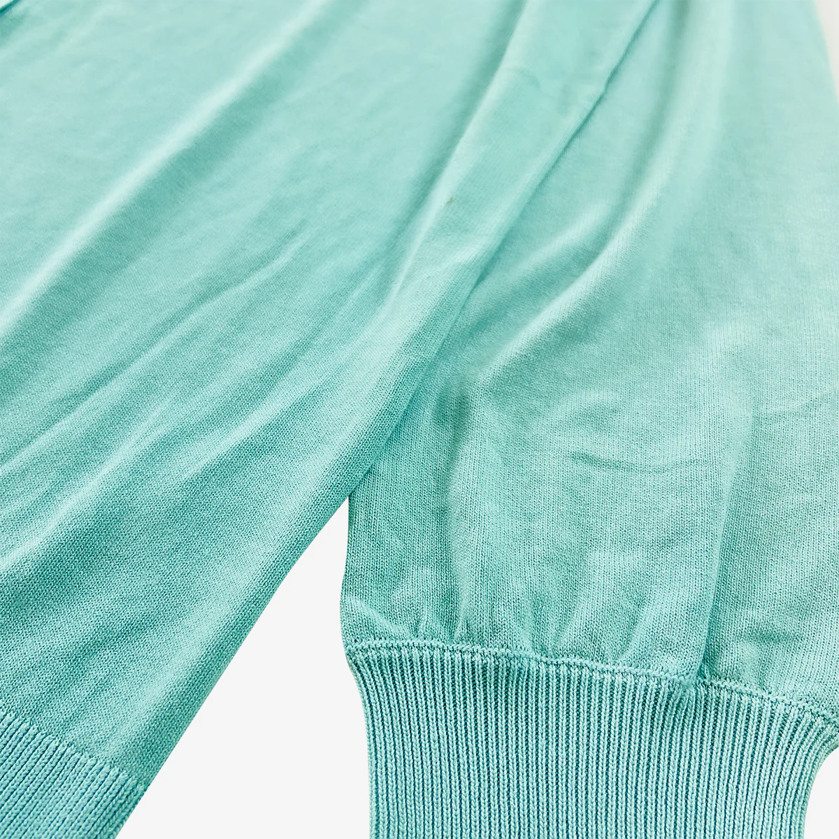 Womens Cotton Knit Button-Down Lightweight Cardigan - Image 9