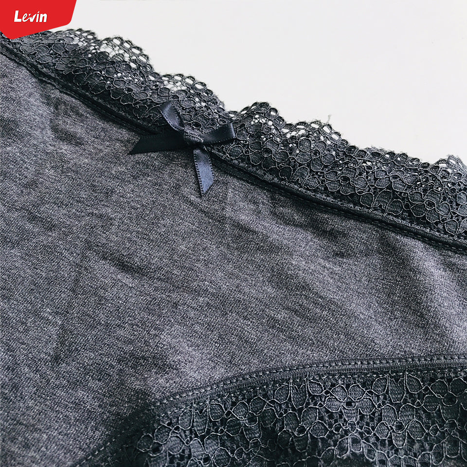 Womens Cotton Lace Trim Underwear Hipster Panties - Image 11