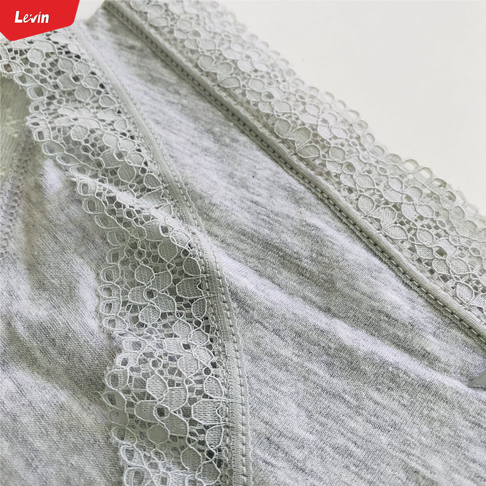 Womens Cotton Lace Trim Underwear Hipster Panties - Image 12