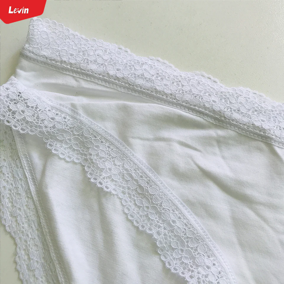Womens Cotton Lace Trim Underwear Hipster Panties - Image 7