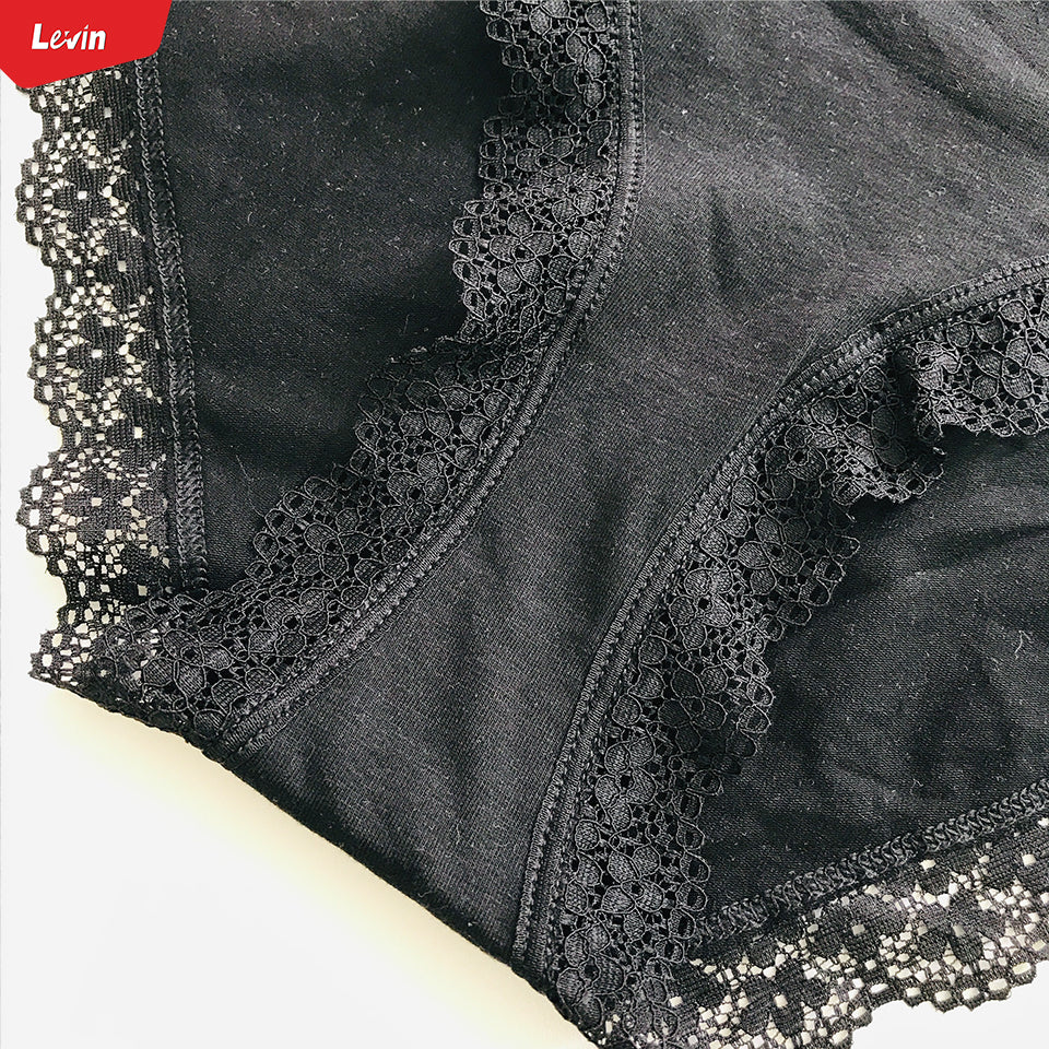 Womens Cotton Lace Trim Underwear Hipster Panties - Image 8