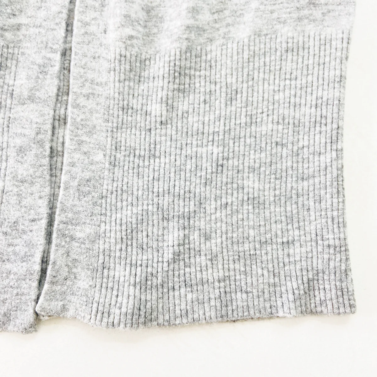 Womens Wool Blend Knit Open Front Longline Cardigan - Image 10