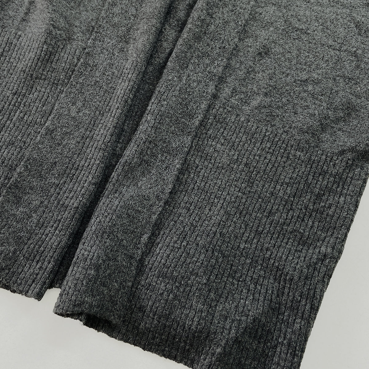 Womens Wool Blend Knit Open Front Longline Cardigan - Image 5
