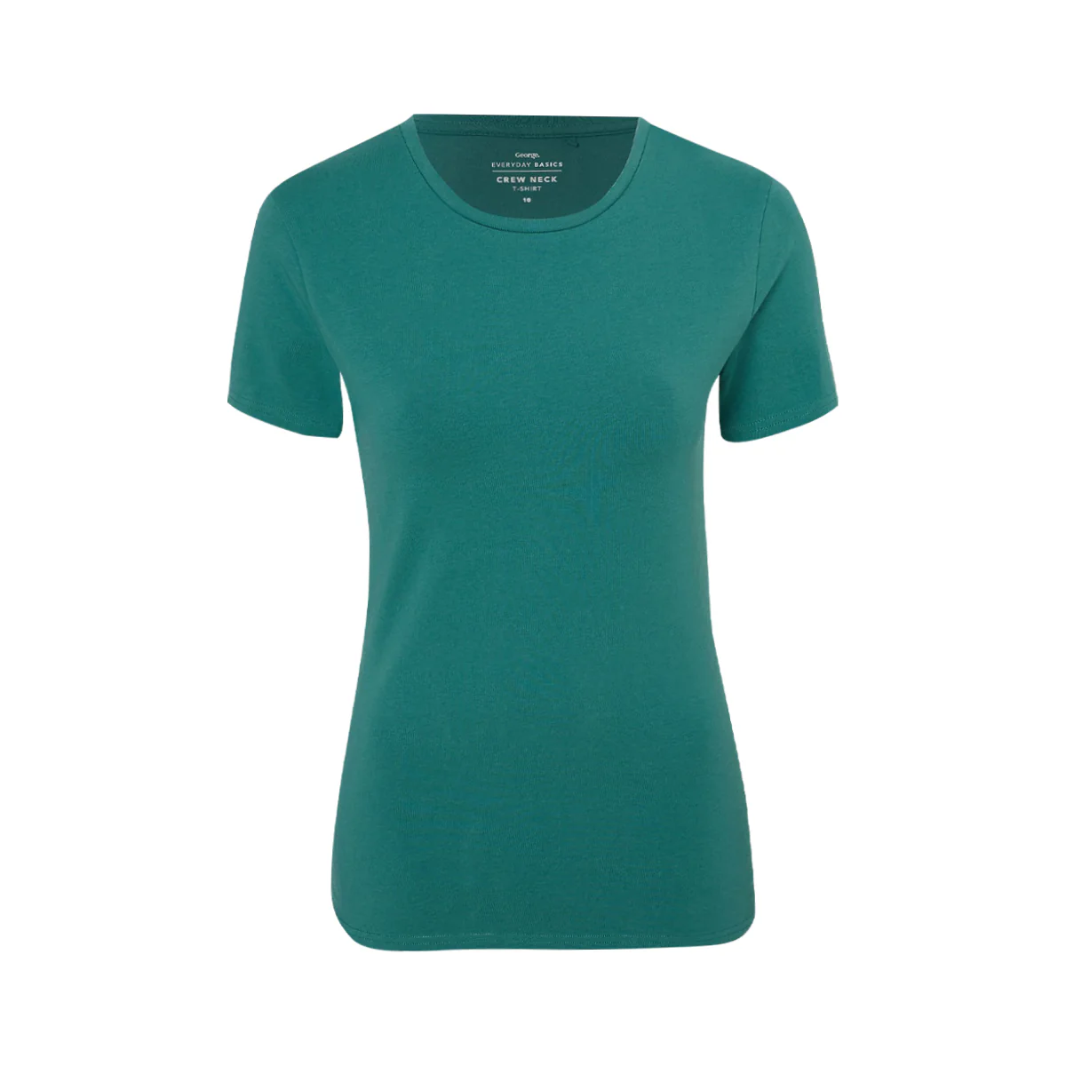 Womens Crew Neck Short Sleeve Soft Cotton Jersey T-Shirt - Image 33