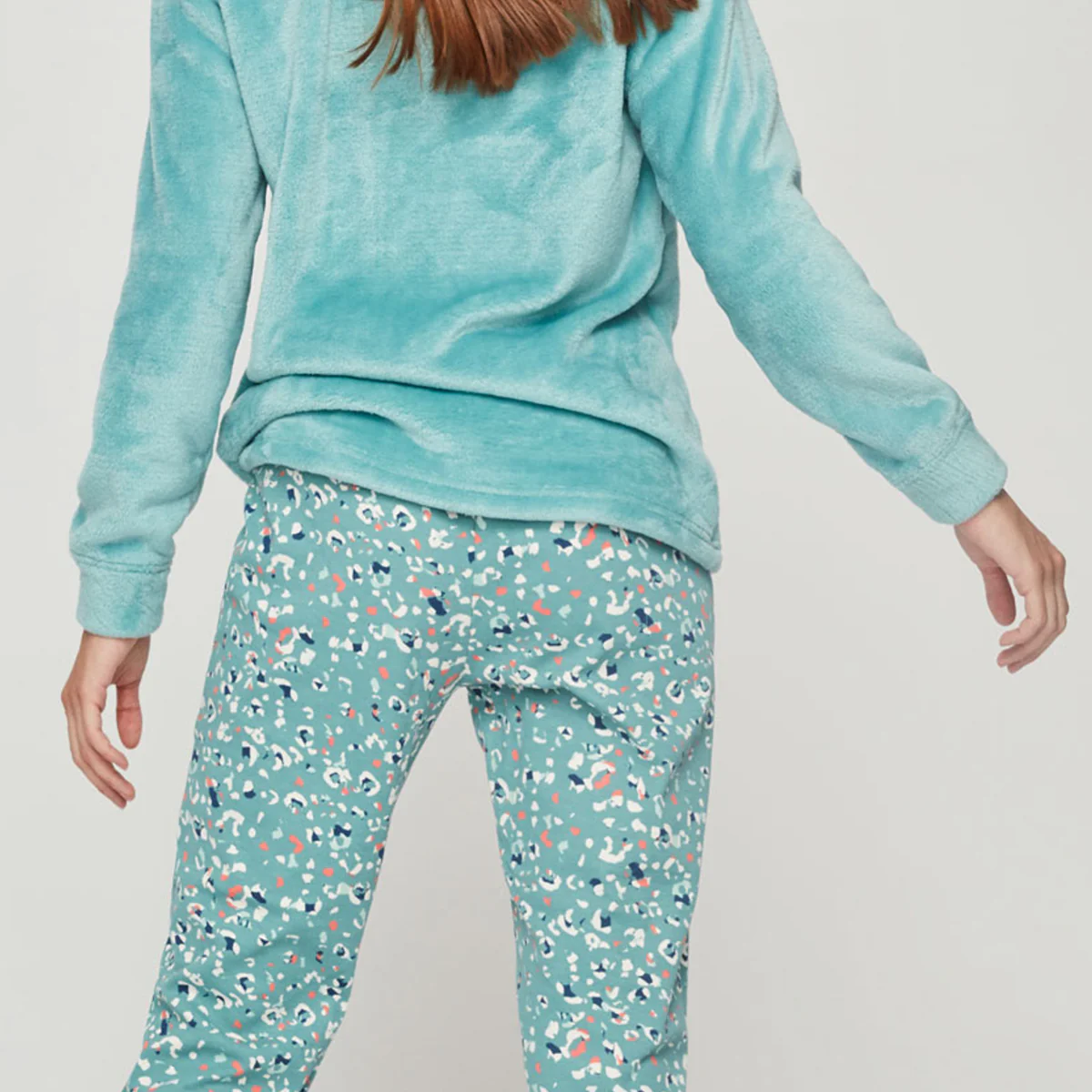 Women's Elastic Print Sleepwear Jogger Lounge Pant - Image 3