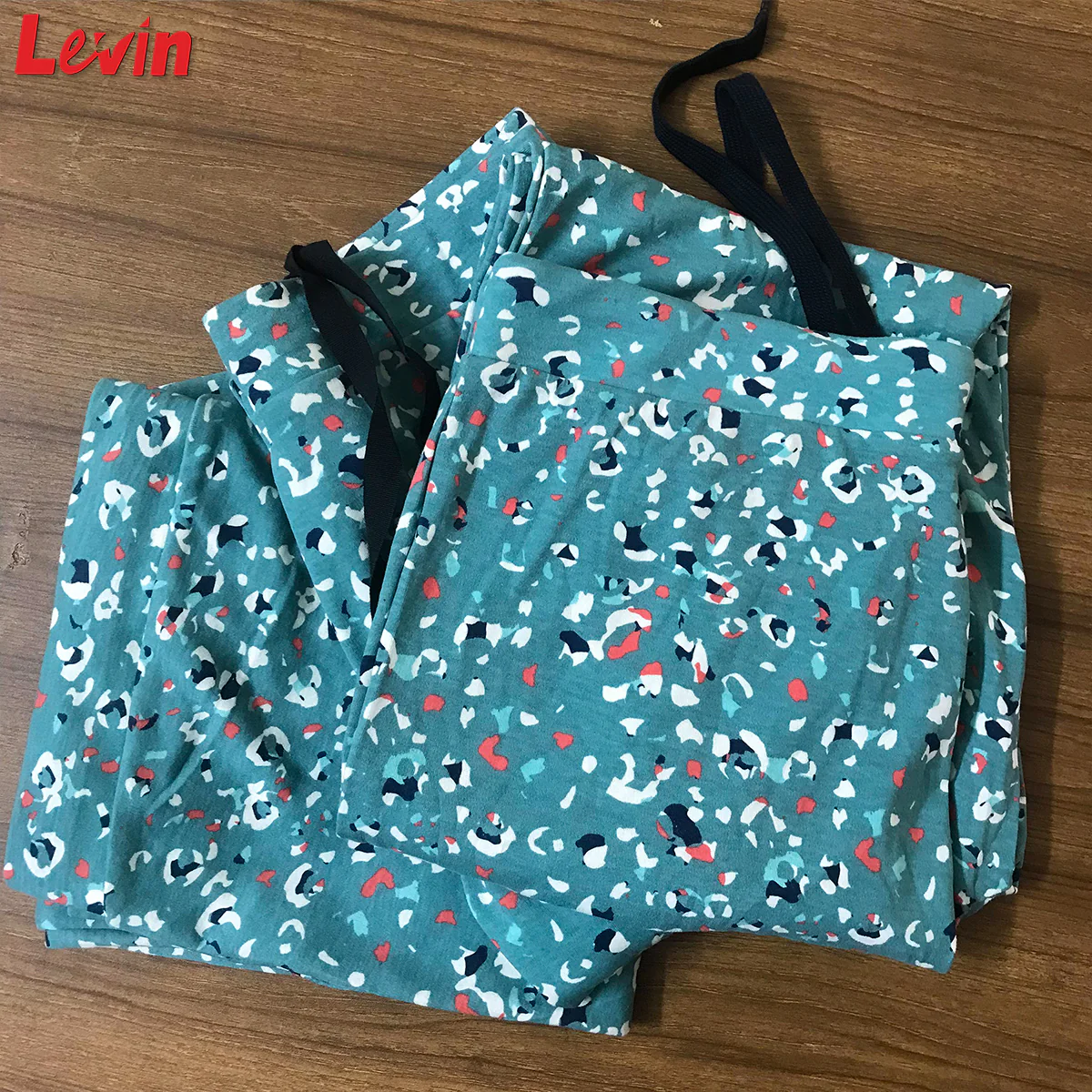 Women's Elastic Print Sleepwear Jogger Lounge Pant - Image 6