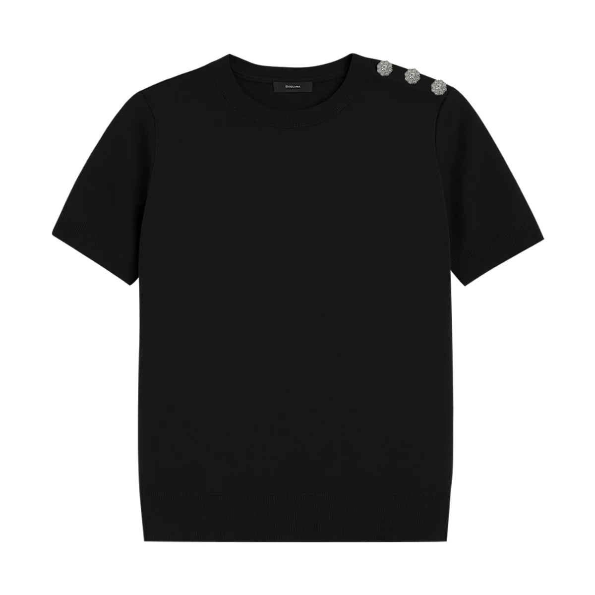 Womens Elegant Knit Short Sleeve Top - Image 18