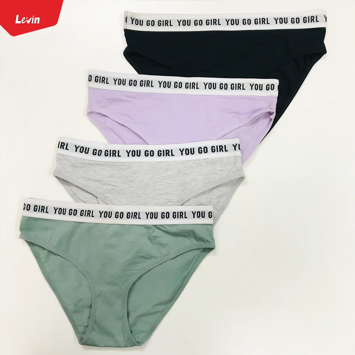 Womens Flexible Waistband Premium Cotton Bikini Panty - Image 2