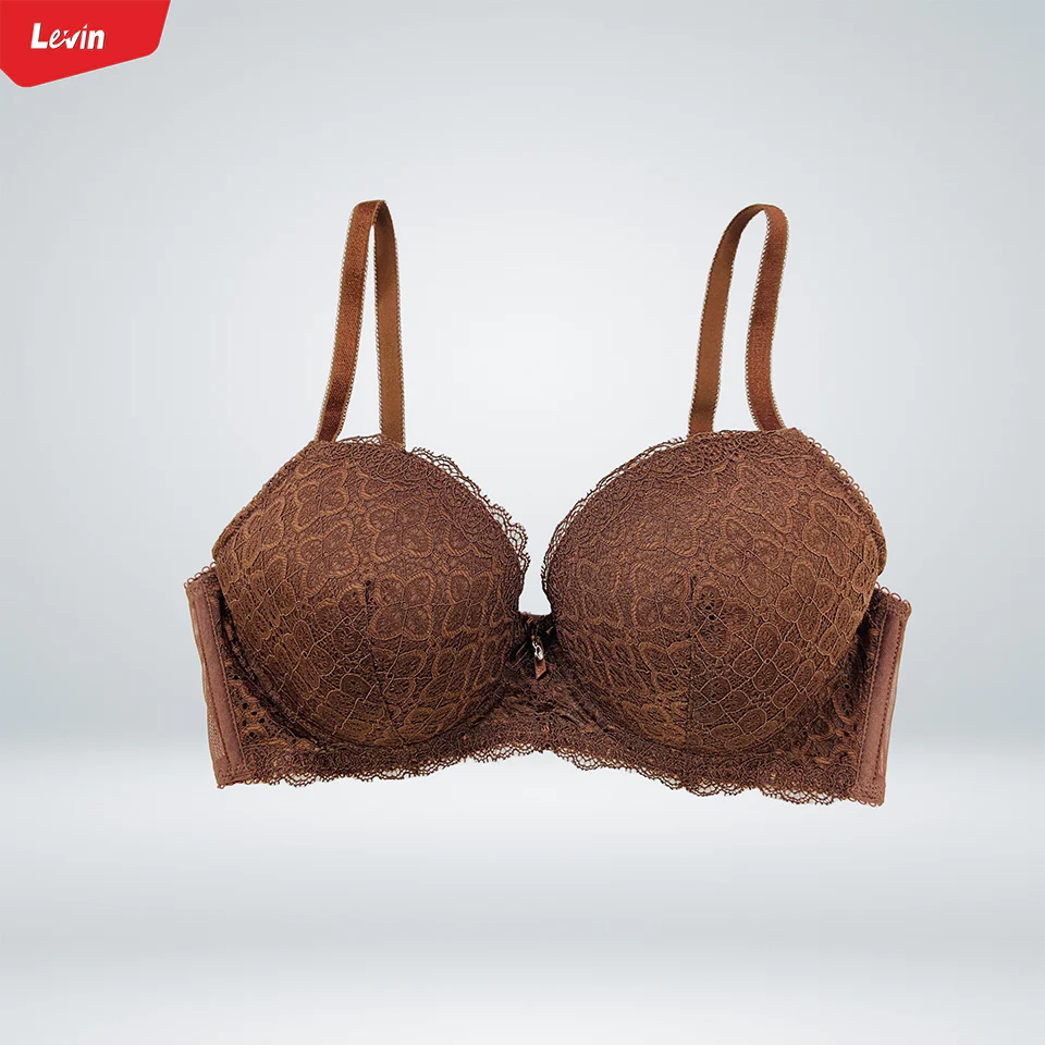 Women's Full Cover Padded Underwired Lace Bra - Image 3