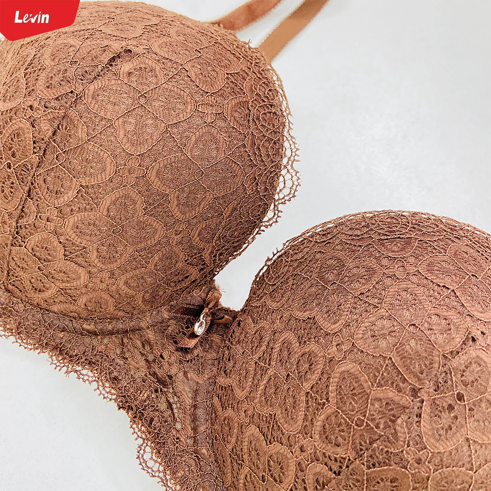 Women's Full Cover Padded Underwired Lace Bra - Image 4