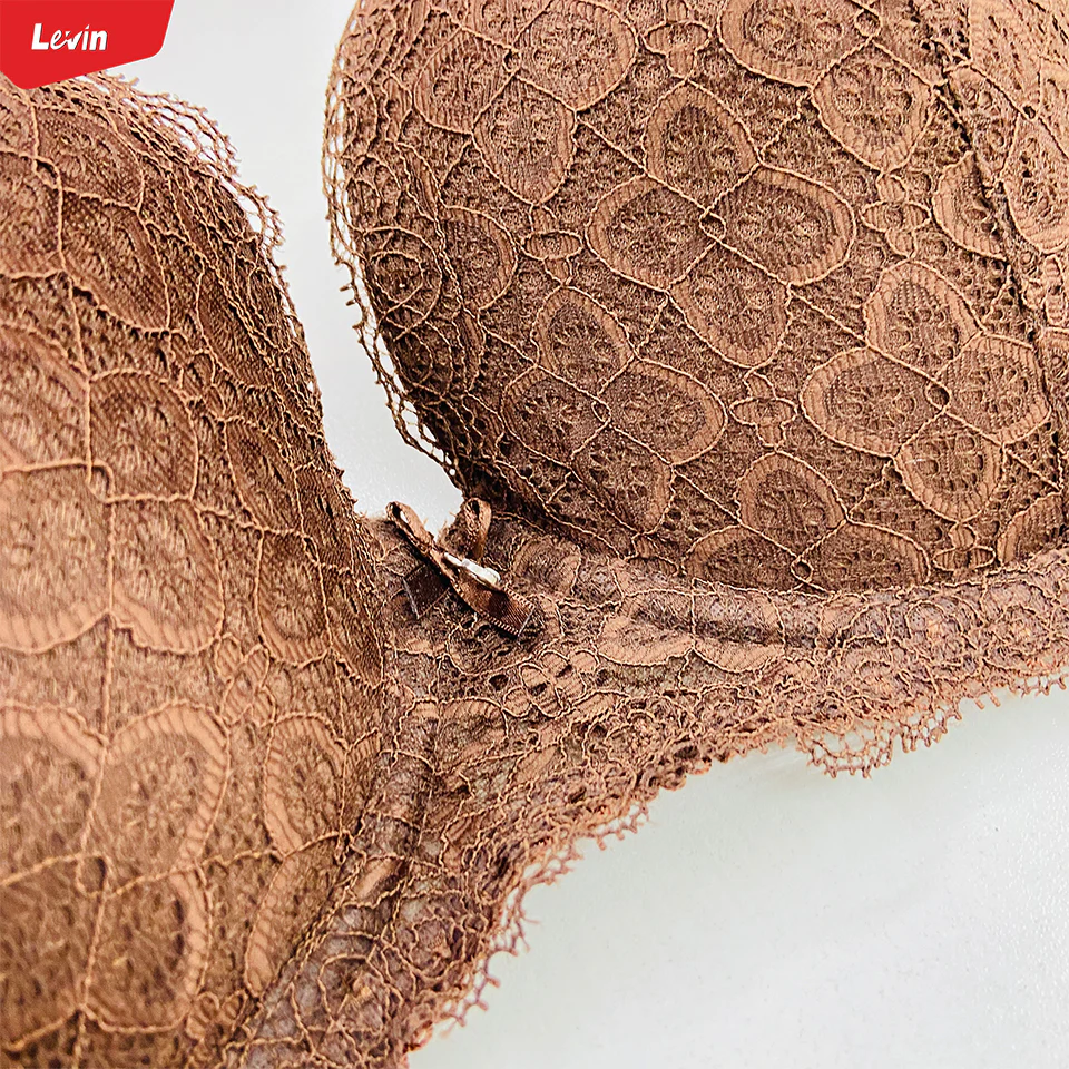 Women's Full Cover Padded Underwired Lace Bra - Image 5