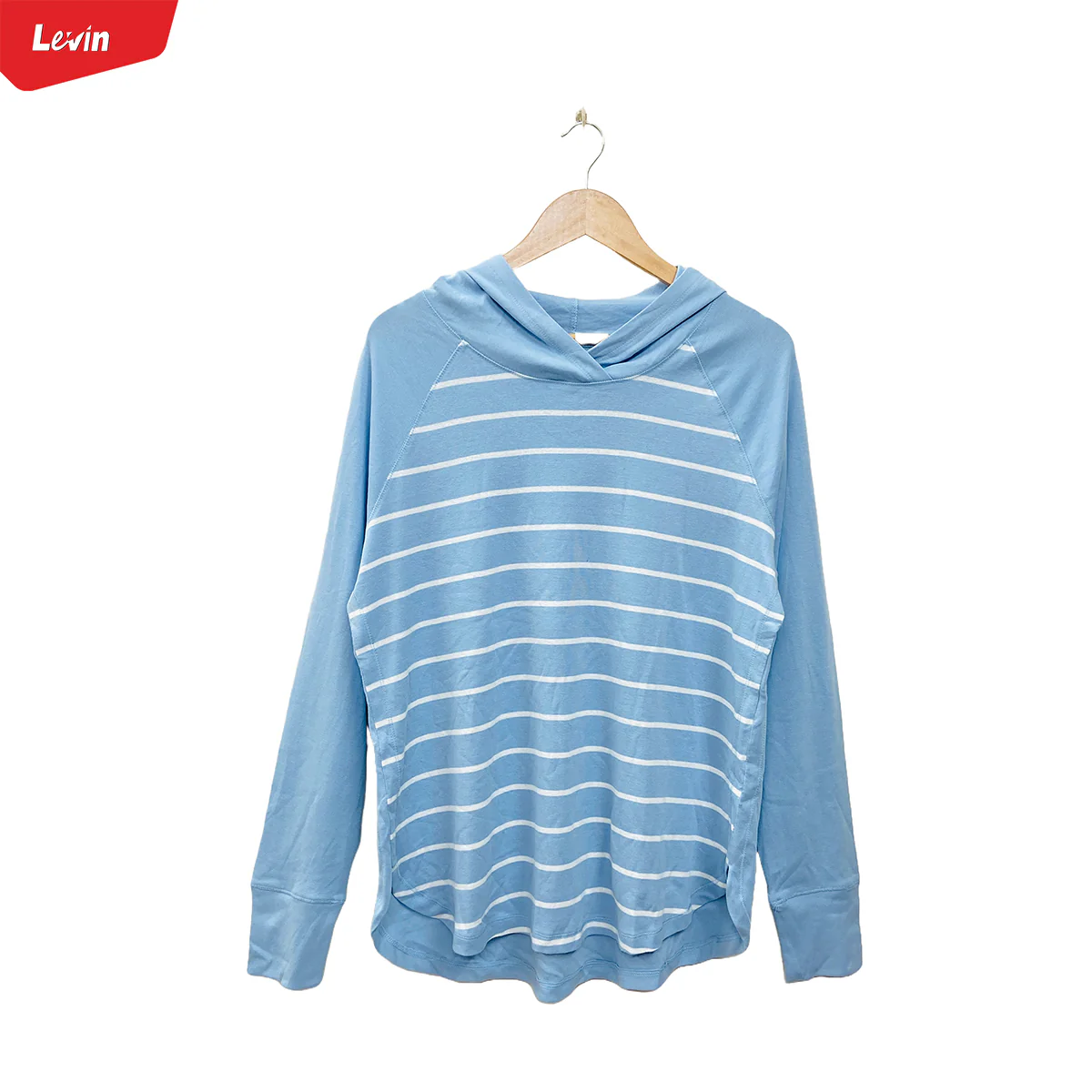 Women's Full Sleeve Striped Pullover Hoodie - Image 10