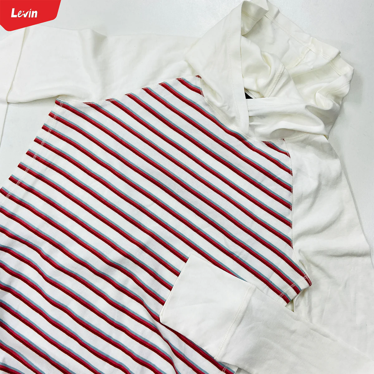 Women's Full Sleeve Striped Pullover Hoodie - Image 16