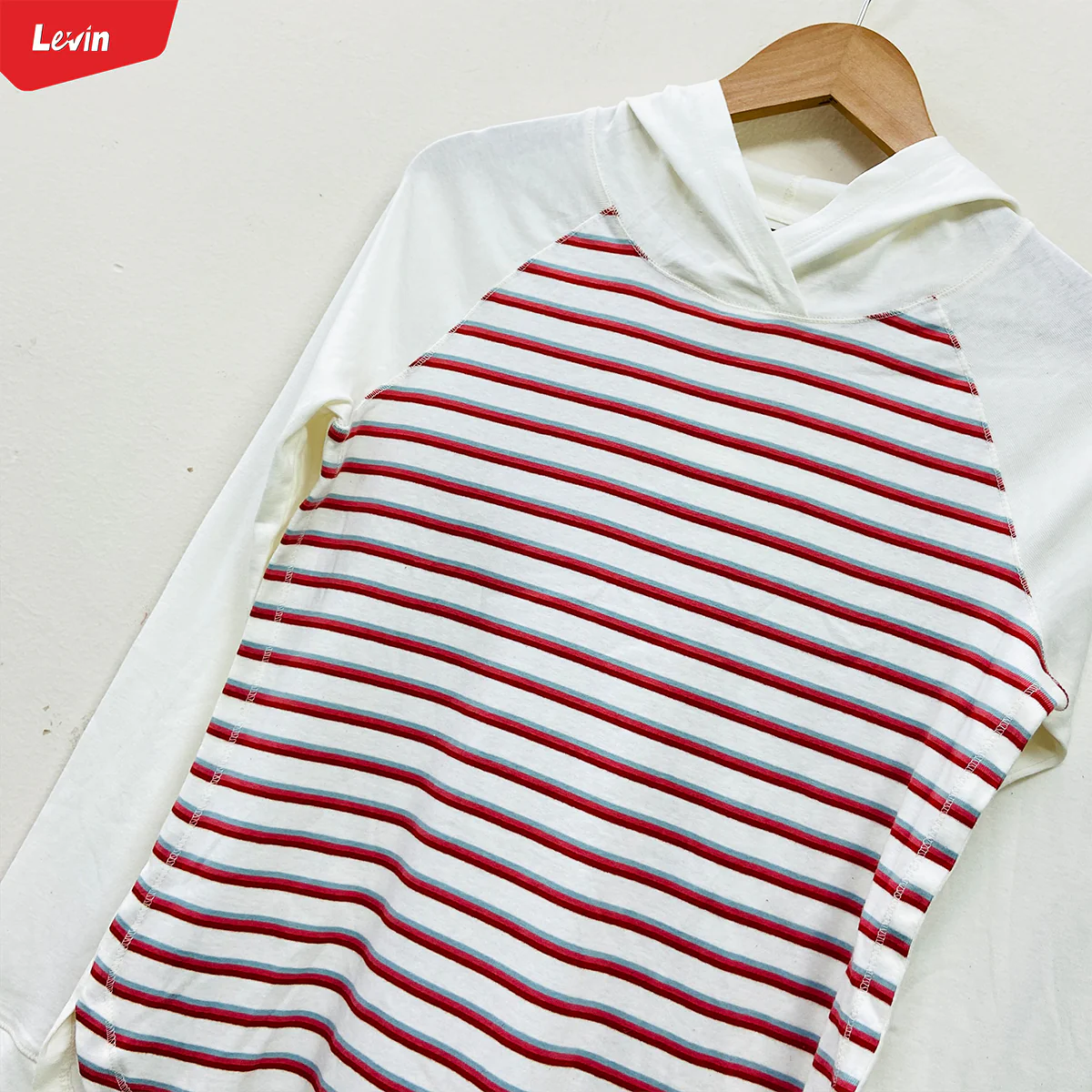 Women's Full Sleeve Striped Pullover Hoodie - Image 17